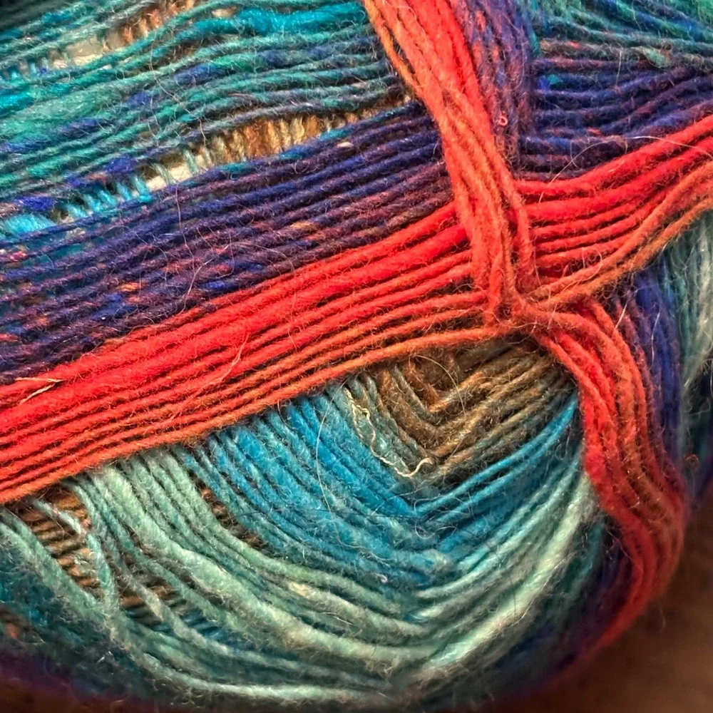Noro Sekku‎ Yarn Lot 2 Skeins Cotton Wool Silk Lace Weight Made in Japan Multi